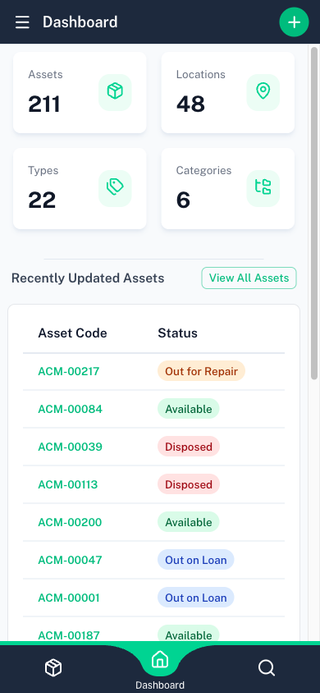 Mobile dashboard
